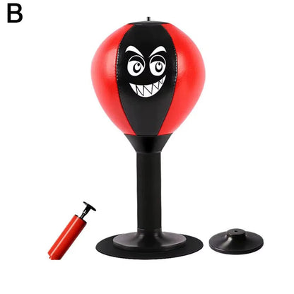 Punching Bag Desktop Punching Bag Stress Buster with Suction Cup Desk Table Boxing Punch Ball Suction Cup Reduce Tension Toys
