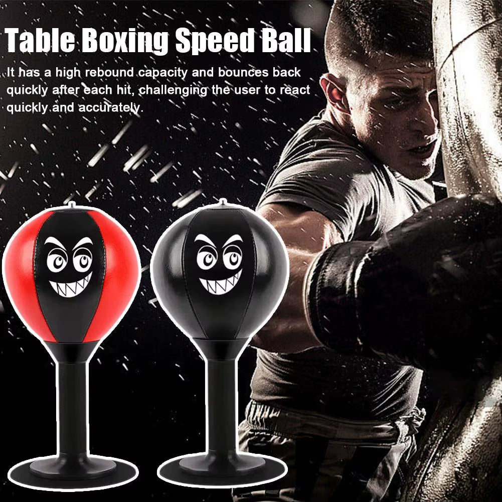 Punching Bag Desktop Punching Bag Stress Buster with Suction Cup Desk Table Boxing Punch Ball Suction Cup Reduce Tension Toys