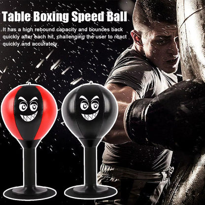 Punching Bag Desktop Punching Bag Stress Buster with Suction Cup Desk Table Boxing Punch Ball Suction Cup Reduce Tension Toys